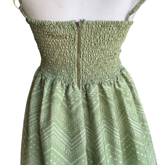 ROXY women's size large spaghetti strap sundress, light green - Picture 4 of 5